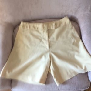 FIBERS light yellow shorts‎